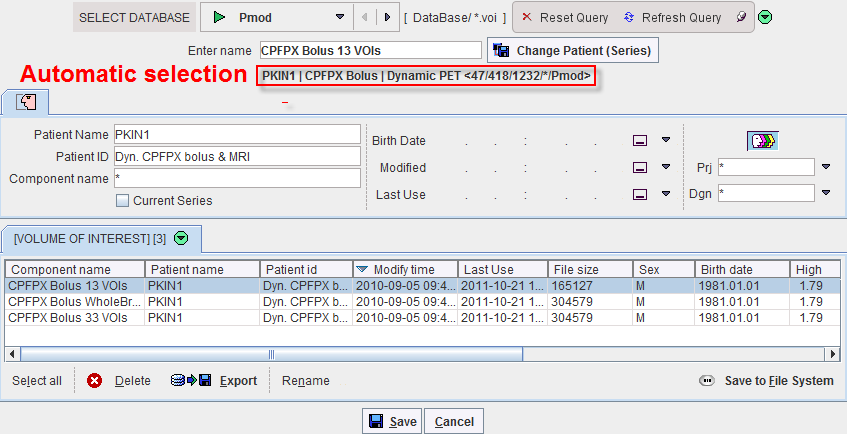 Save Component to DB