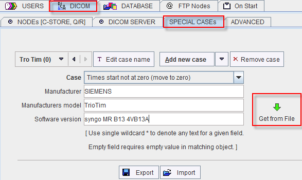 Special DICOM Cases