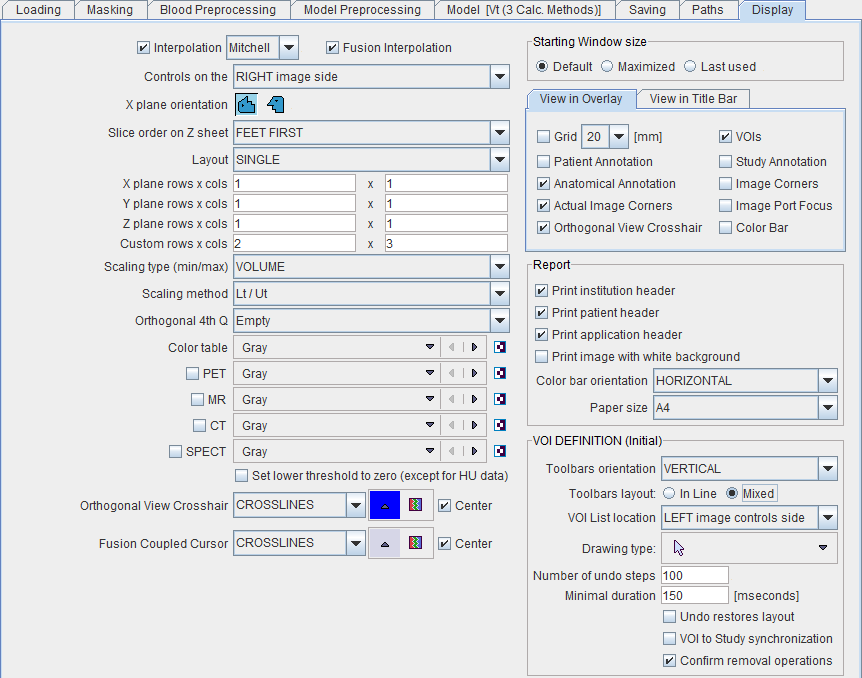 PXMOD Configuration Dialog