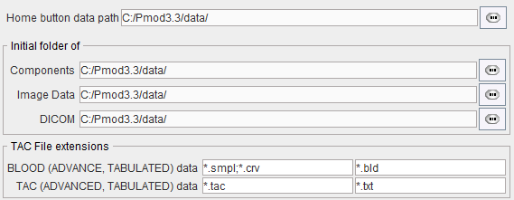 PXMOD Configuration Paths