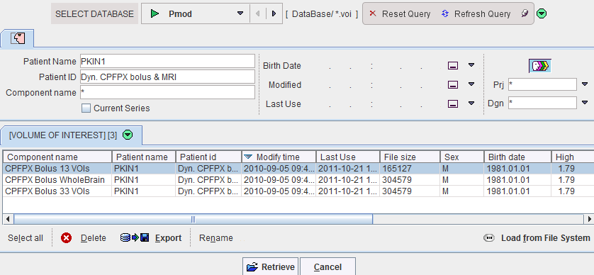 Component DB Loading