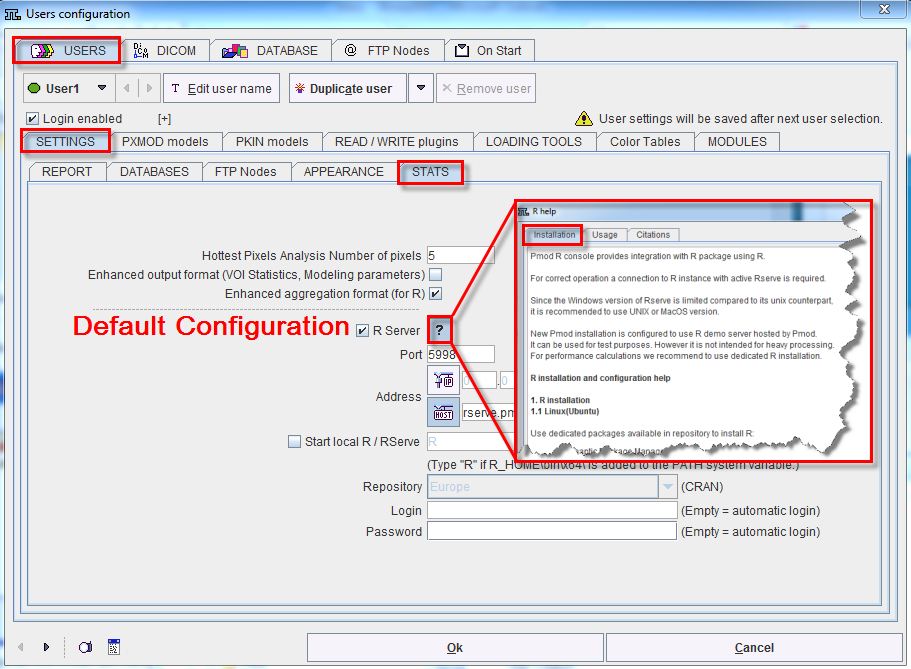 R Configuration