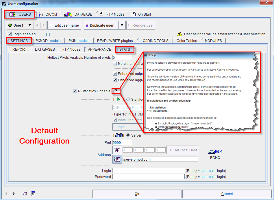 R Configuration